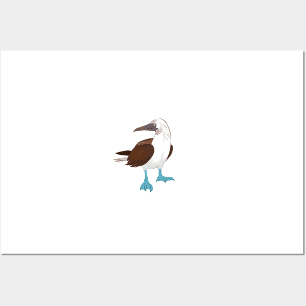 Blue-Footed Booby Wall Art by deimos-remus